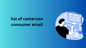 list of cameroon consumer email