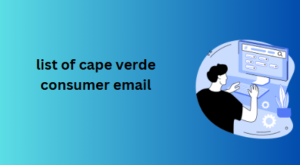 list of cape verde consumer email