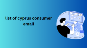 list of cyprus consumer email