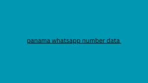 panama whatsapp number data 