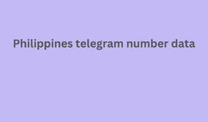 Philippines telegram number data